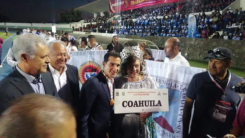 Rommel Pacheco en los Juegos de los Trabajadores